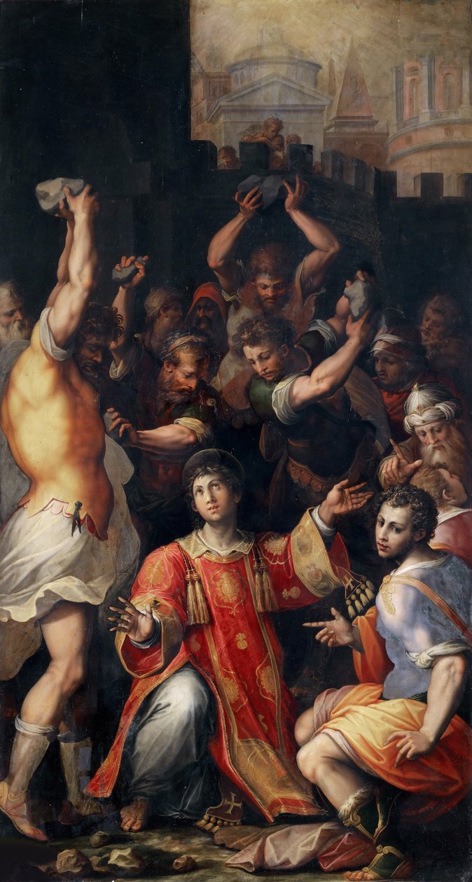 St. Stefans martyrium, 1571. av Giorgio Vasari