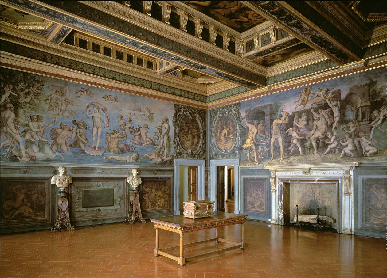 Elementenes hall, 1555 av Giorgio Vasari