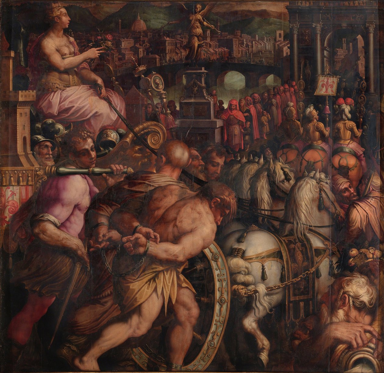 Triumf etter seieren til Pisa, 1563-1565 av Giorgio Vasari