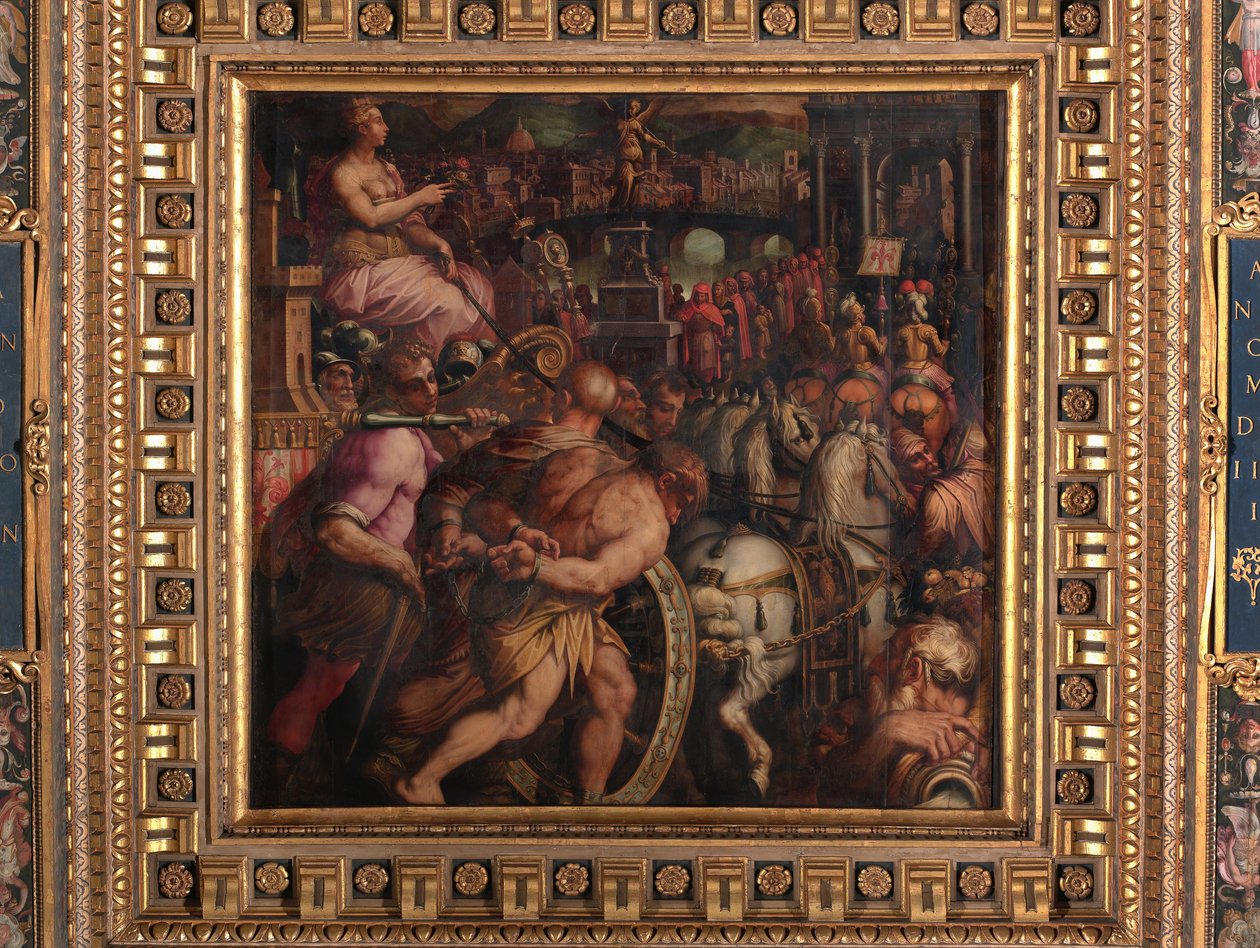 Triumf etter seieren på Pisa av Giorgio Vasari