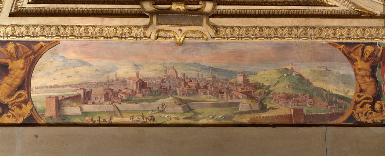 Utsikt over Firenze, 1557-1558 av Giorgio Vasari
