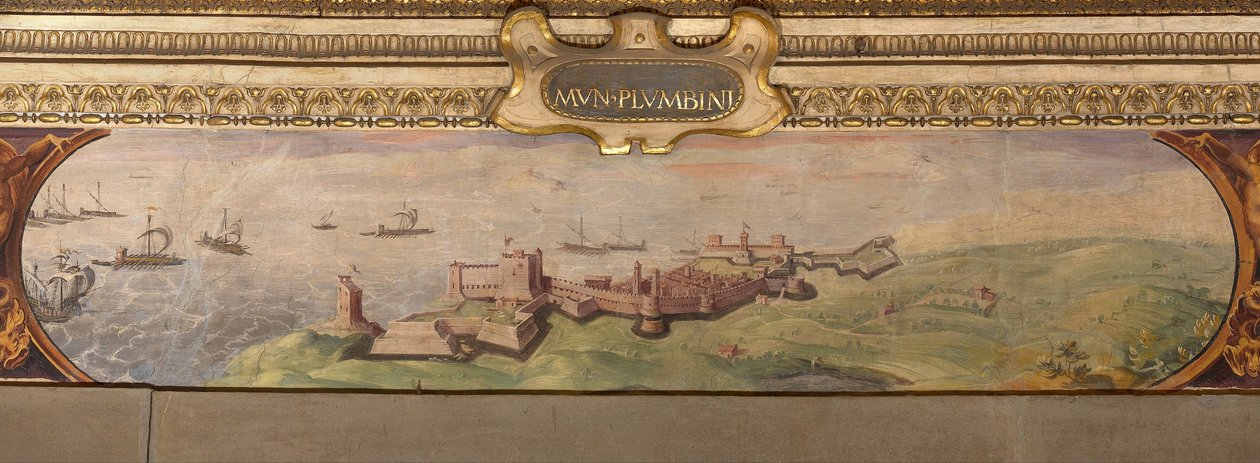 Utsikt over Piombino, 1557-1558 av Giorgio Vasari