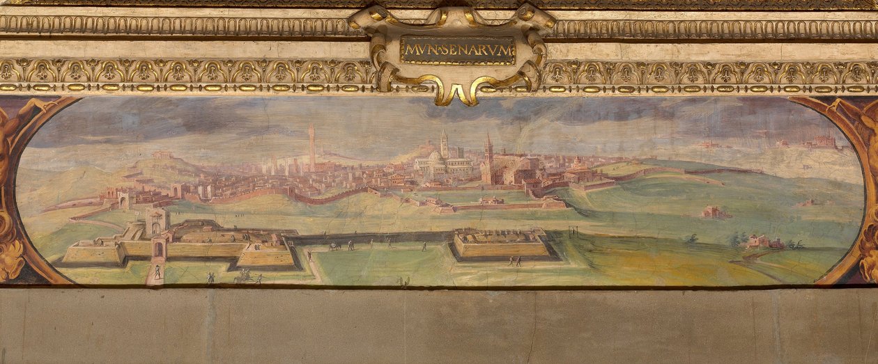 Utsikt over Siena, 1557-1558 av Giorgio Vasari