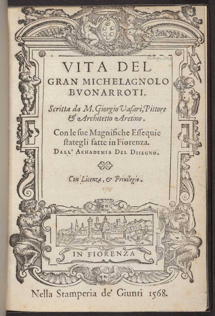 Livet til den store Michelagnolo Buonarroti av Giorgio Vasari