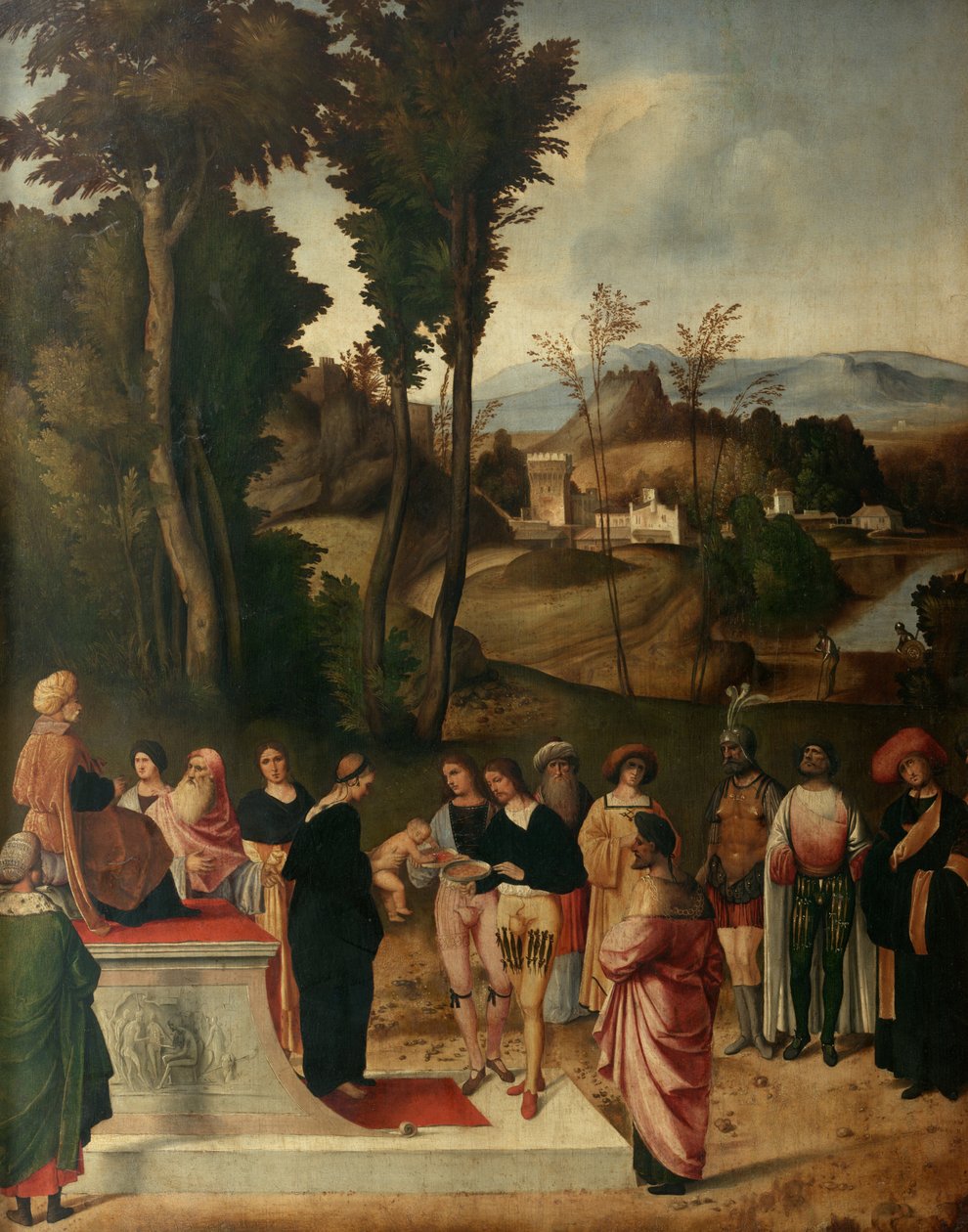 Moses i ildprøven av Giorgione da Castelfranco