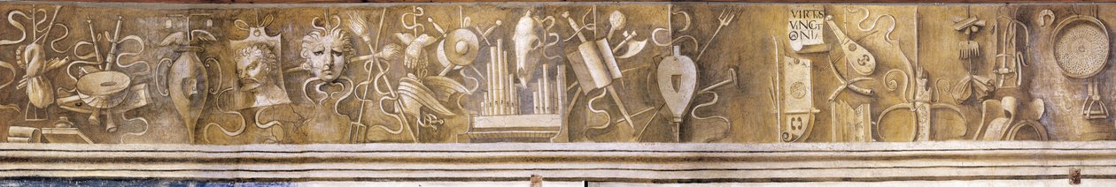 Liberal kunst. Frise i Casa Pellizzari, ca. 1500 av Giorgione da Castelfranco