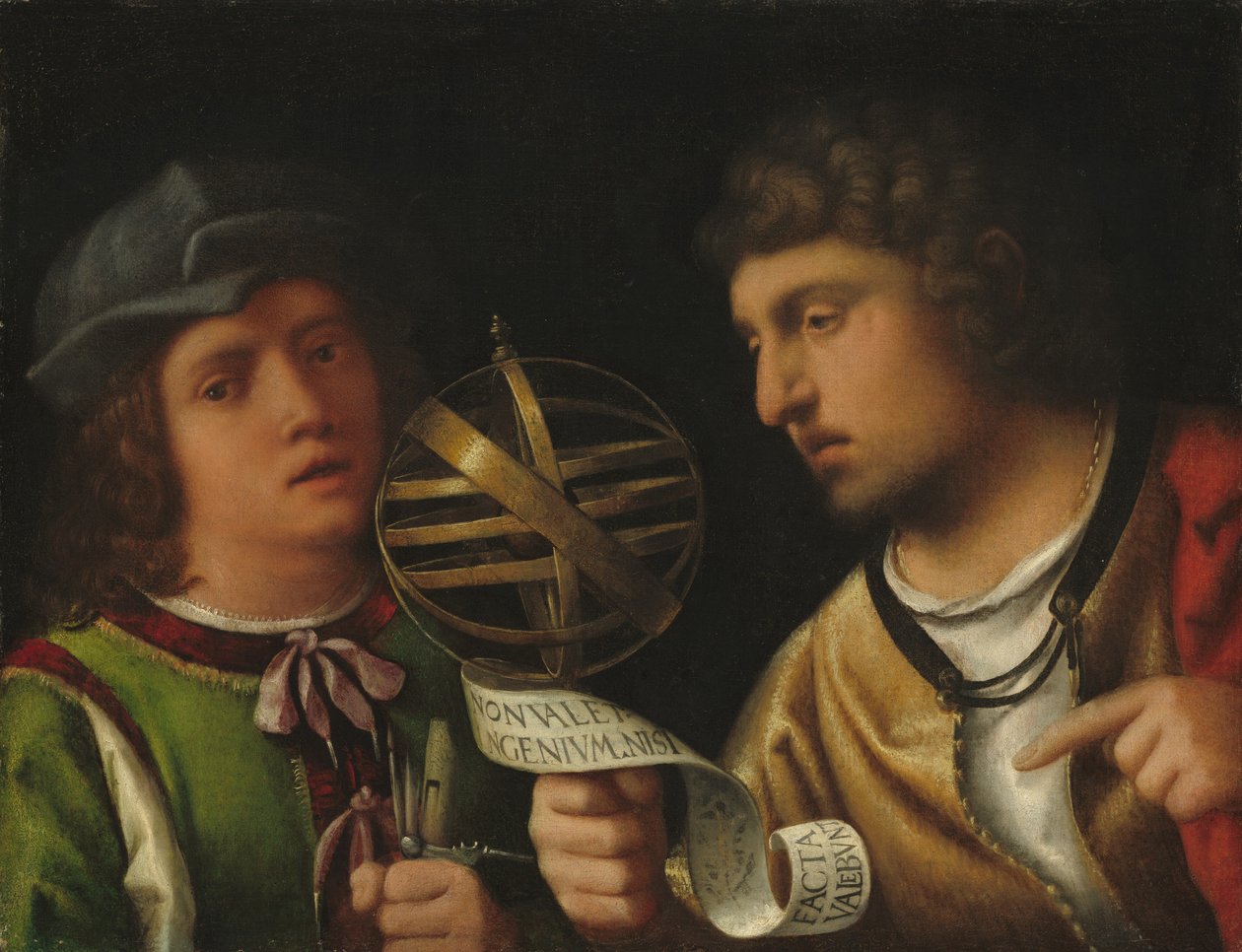 Giovanni Borgherini og hans veileder av Giorgione