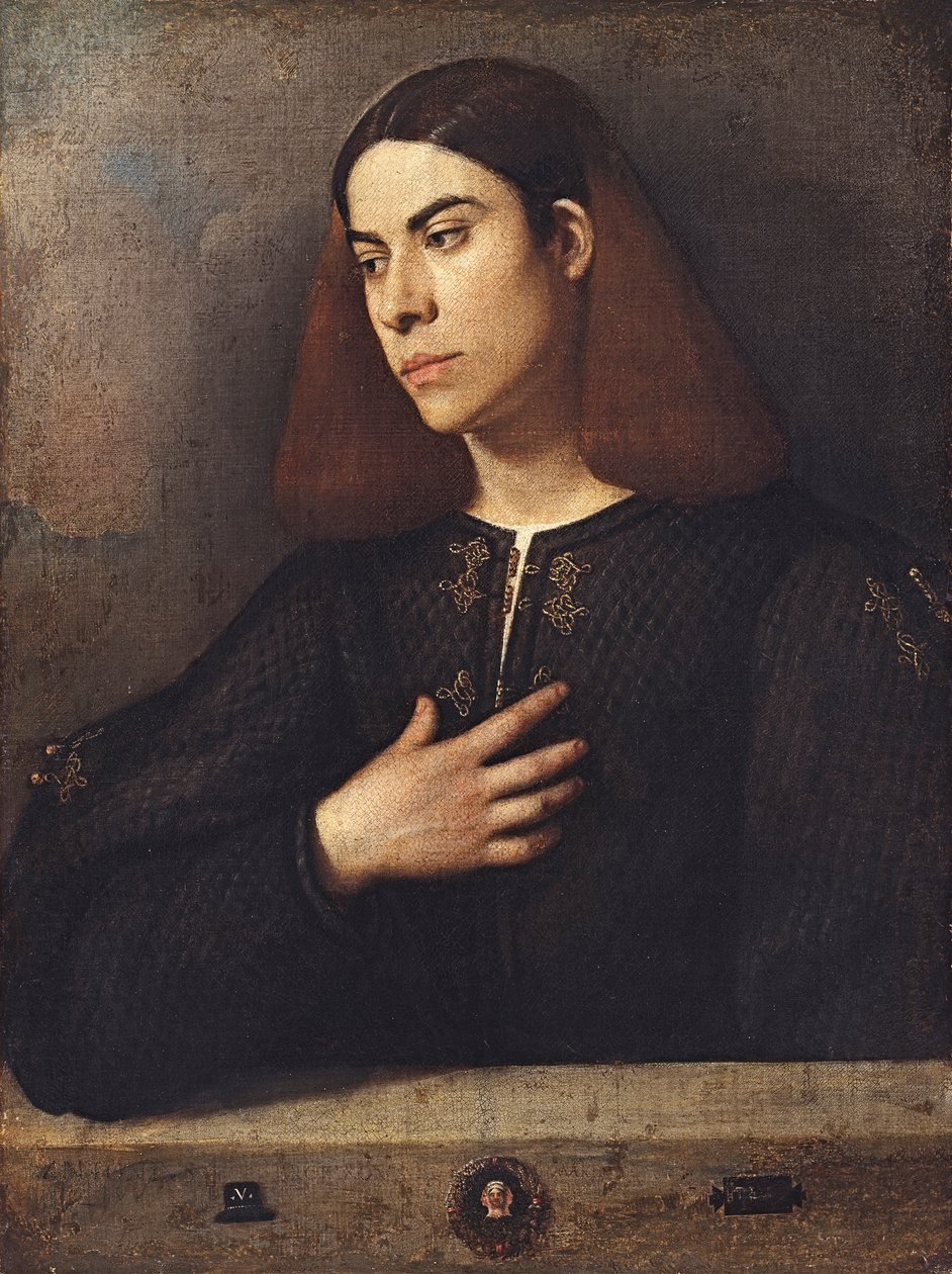 Portrett av en ung mann Antonio Brocardo, ca 1509-1510. av Giorgione da Castelfranco