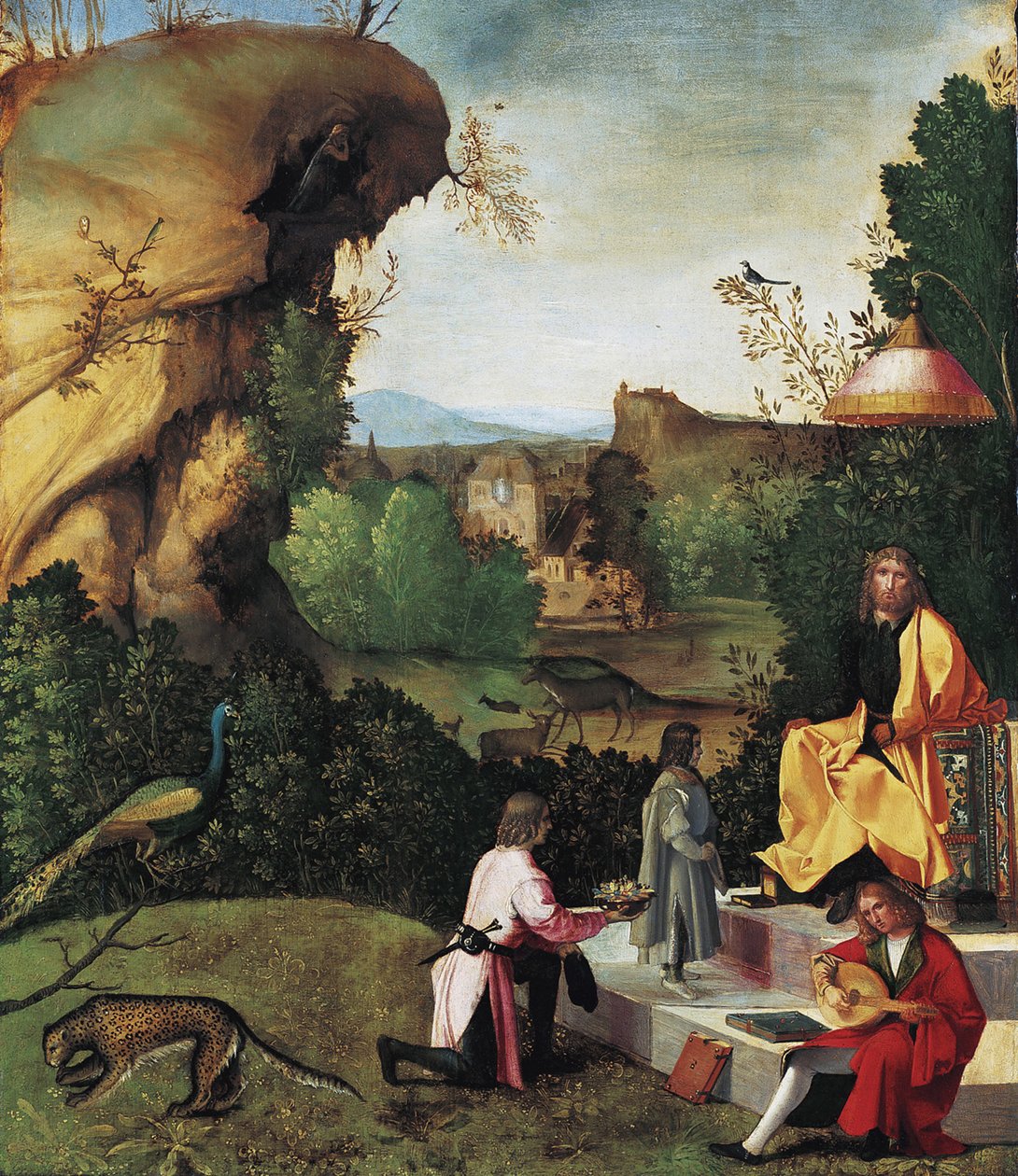 Saturn i eksil, slutten av 1400-tallet av Giorgione da Castelfranco