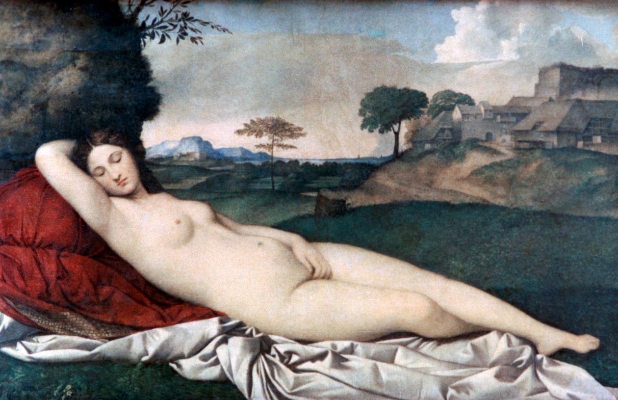 Sovende Venus, c1510 av Giorgione da Castelfranco