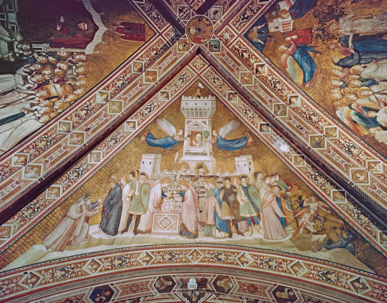 Allegory of Chastity, ca. 1330 av Giotto di Bondone
