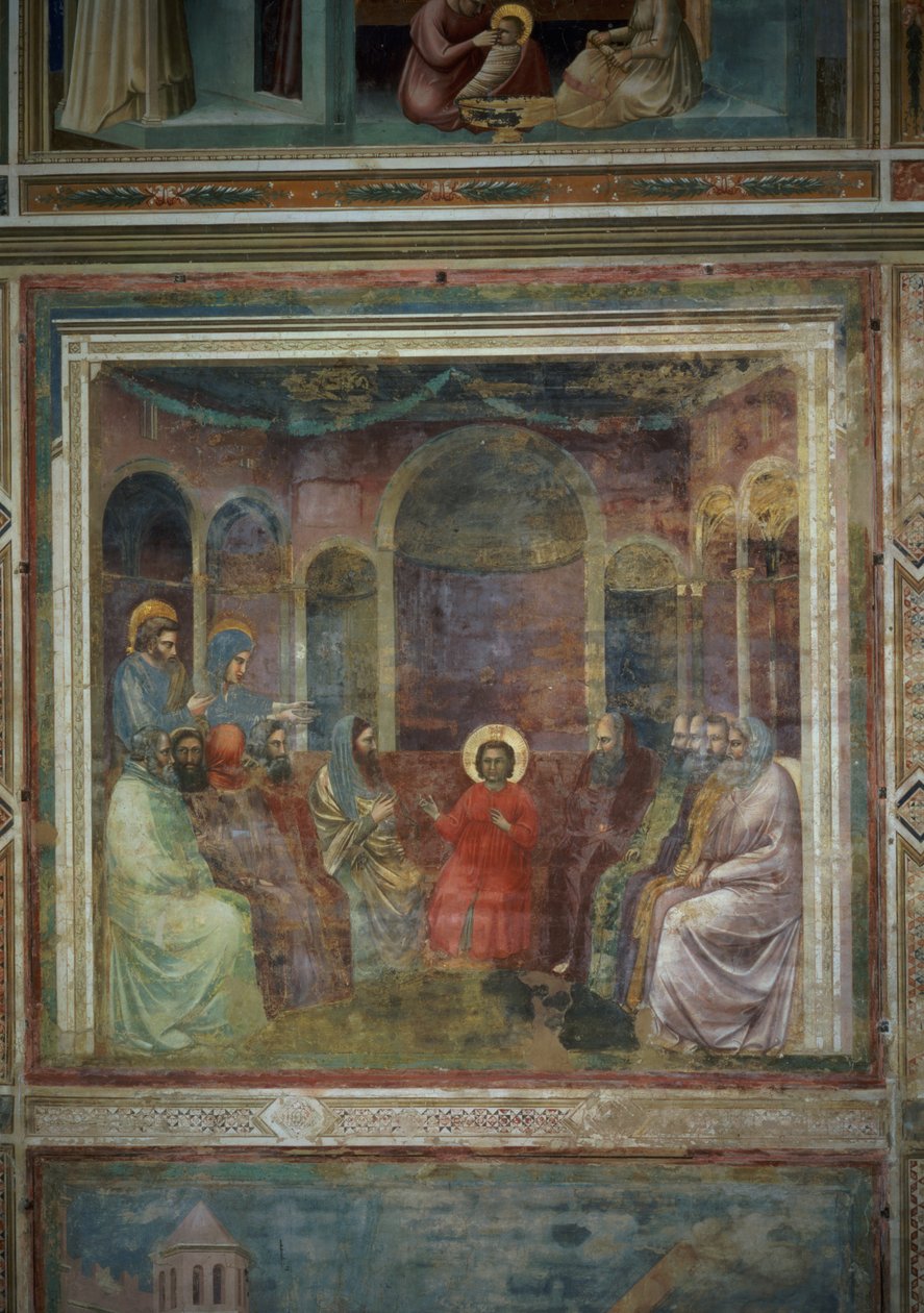 Kristus blant legene, ca. 1305 av Giotto di Bondone