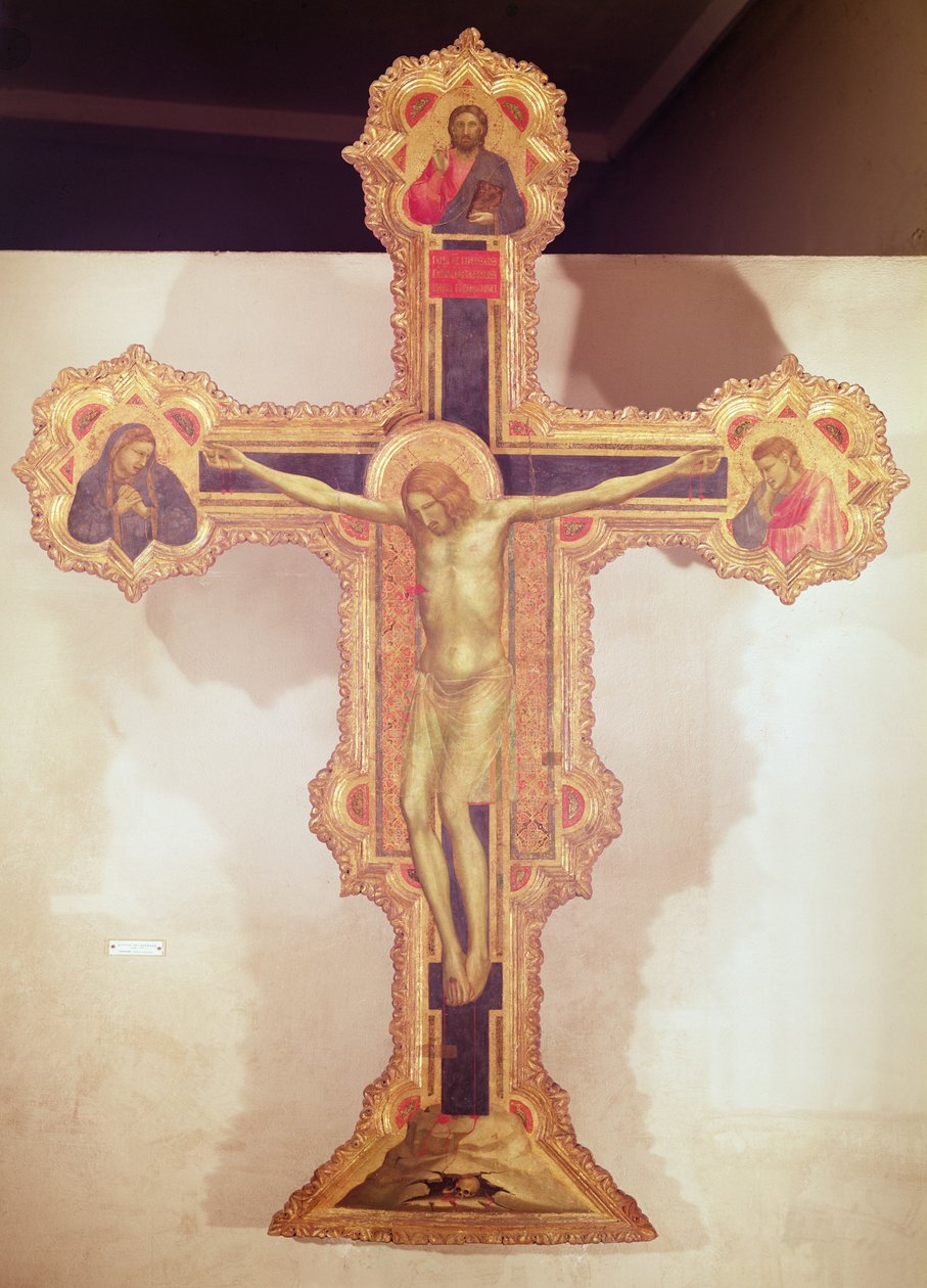 Krusifiks (tempera på panel) av Giotto di Bondone