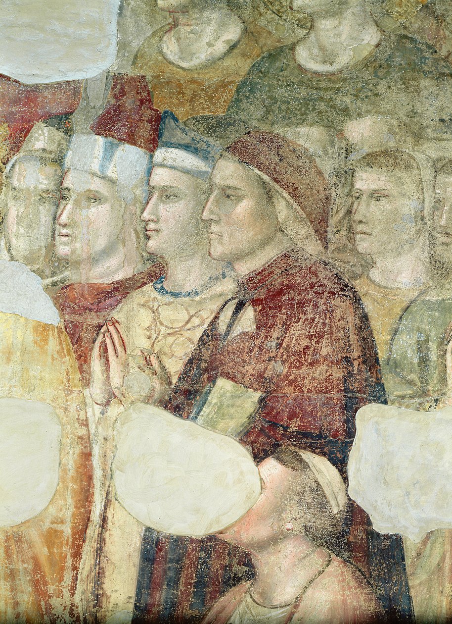 Dante Alighieri (1265-1321): (detaljer) av Giotto di Bondone