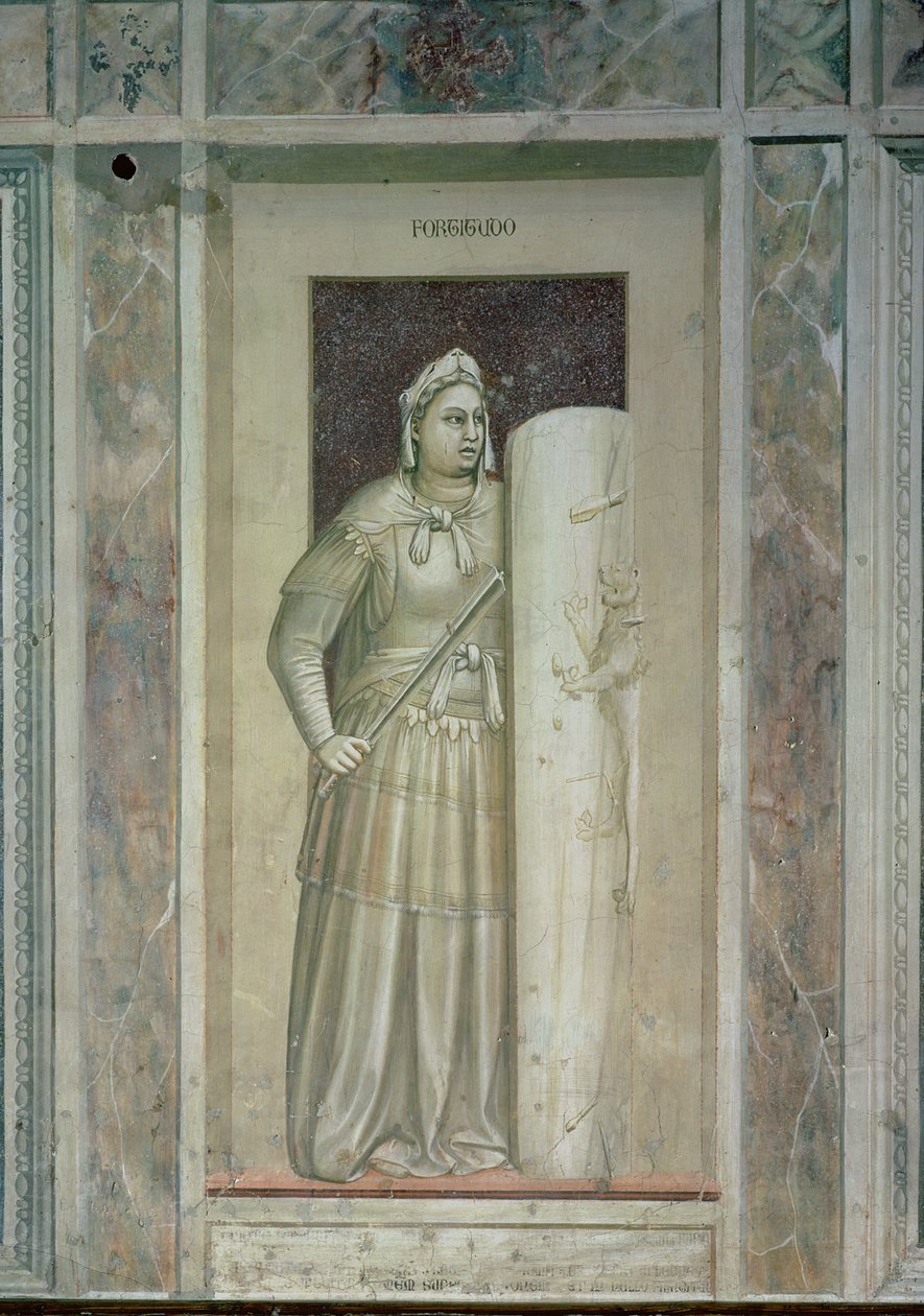 Fortitude, ca. 1305 av Giotto di Bondone