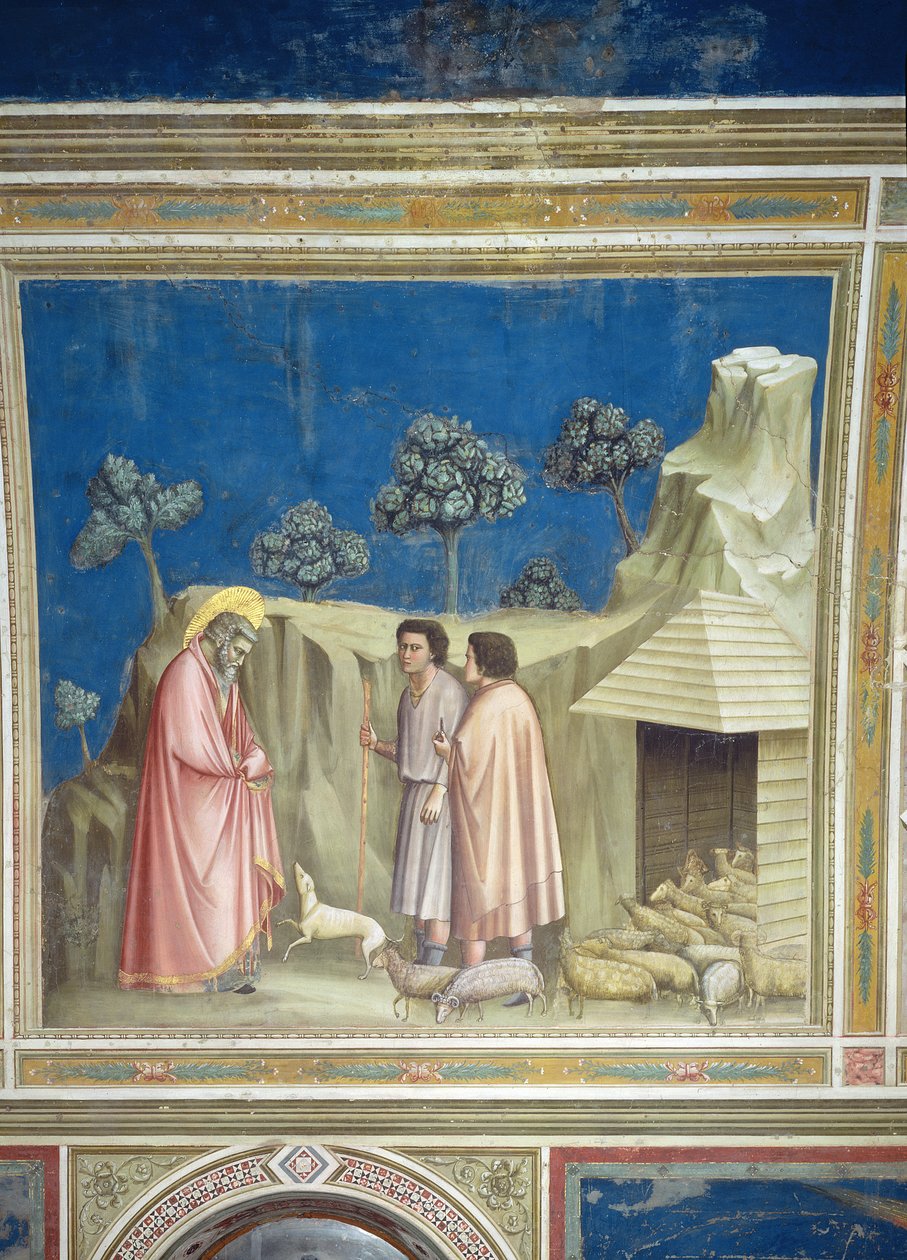 Joachim among the Shepherds, ca. 1305 (for detaljer se 65213) av Giotto di Bondone