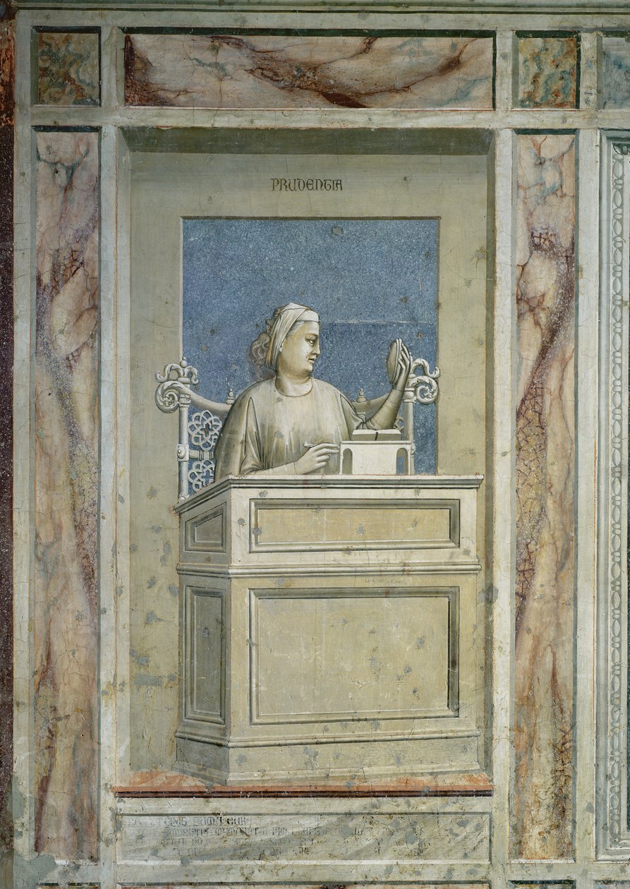 Prudence, ca. 1305 av Giotto di Bondone