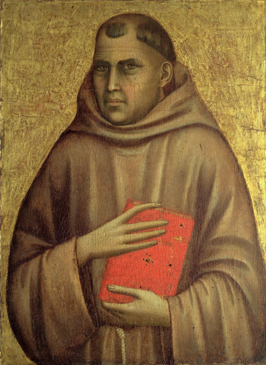 St. Anthony Abbot (ca. 251-356) ca. 1295 (tempera på panel) av Giotto di Bondone