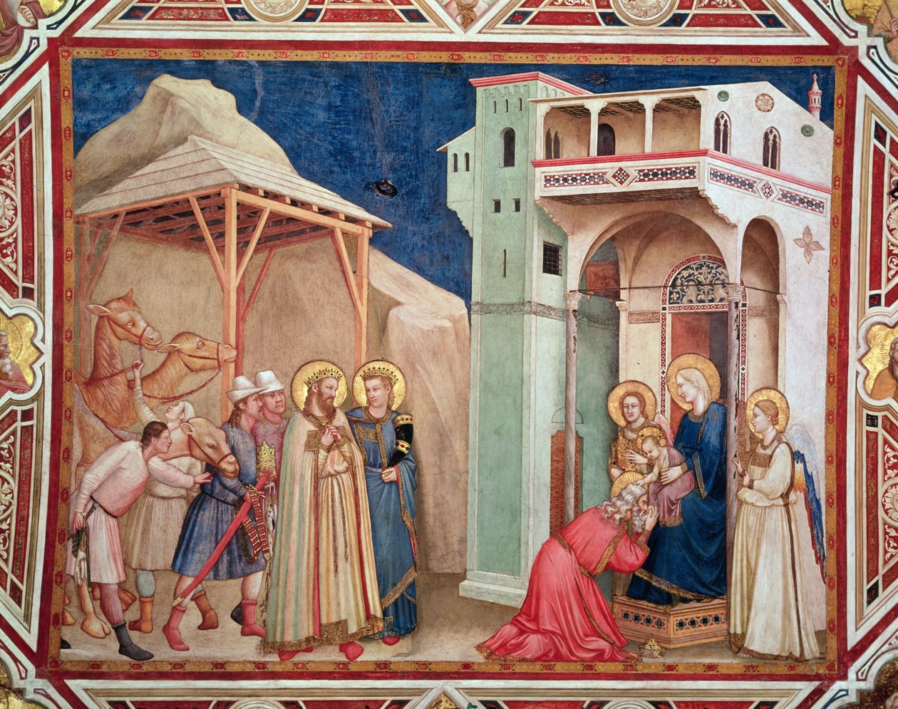 The Adoration of the Magi, ca. 1320 av Giotto di Bondone