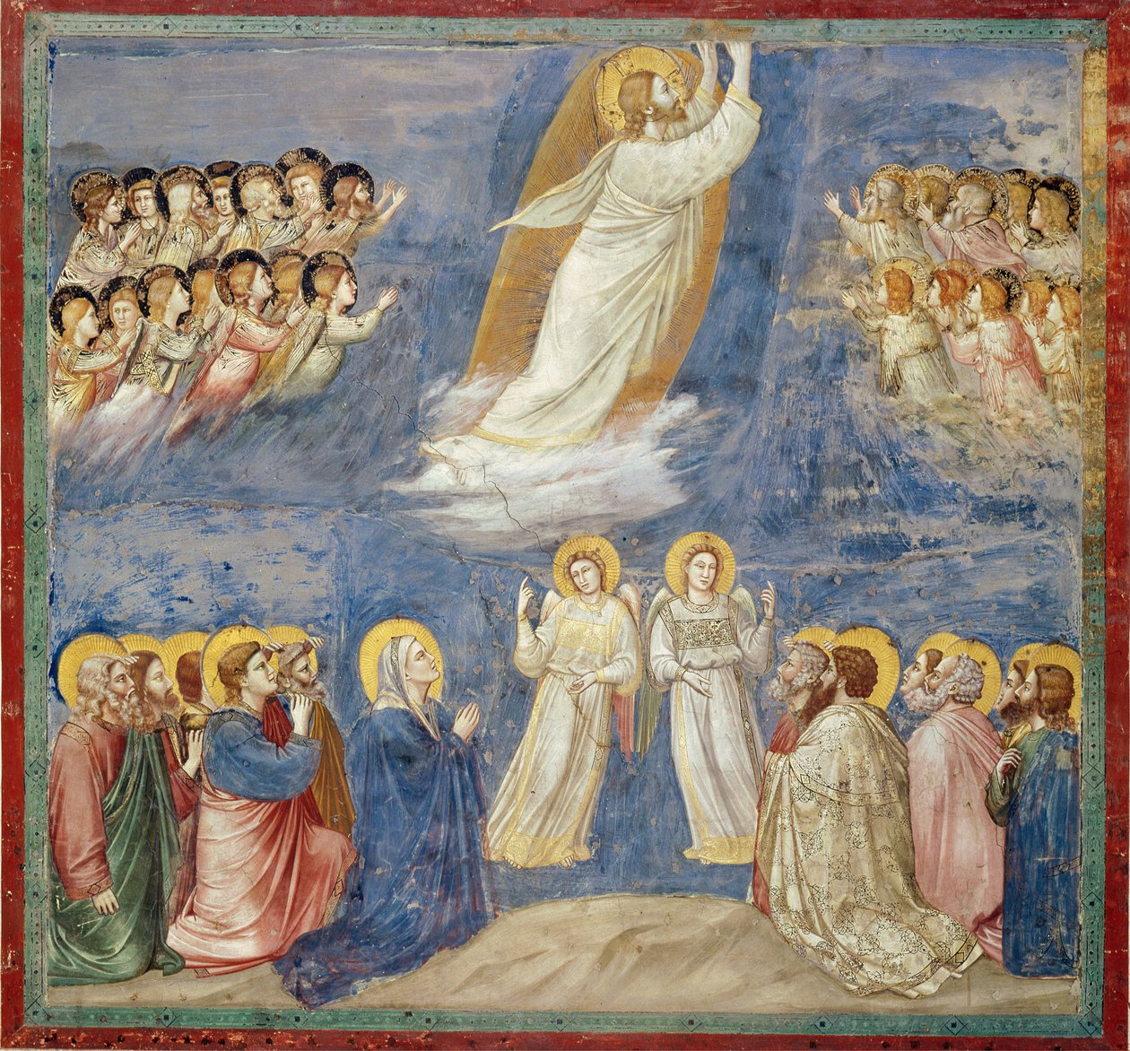 Himmelfarten, ca. 1305 av Giotto di Bondone