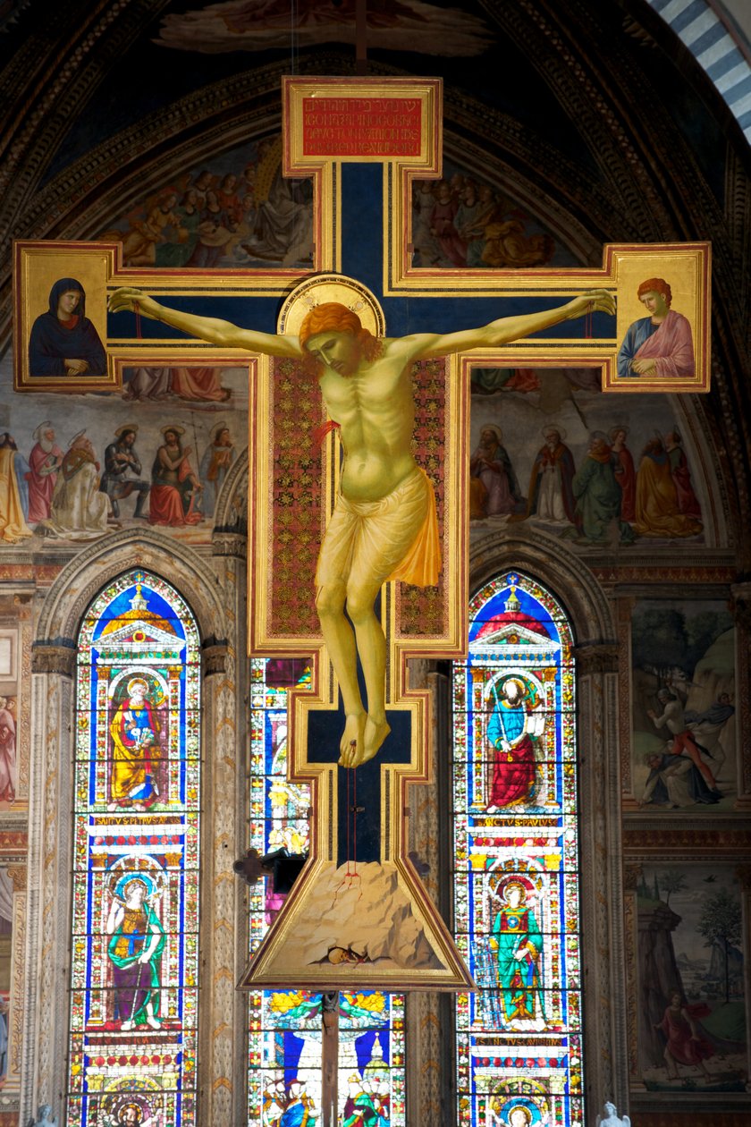 The Crucifixion, ca. 1288-89 (tempera på panel) av Giotto di Bondone