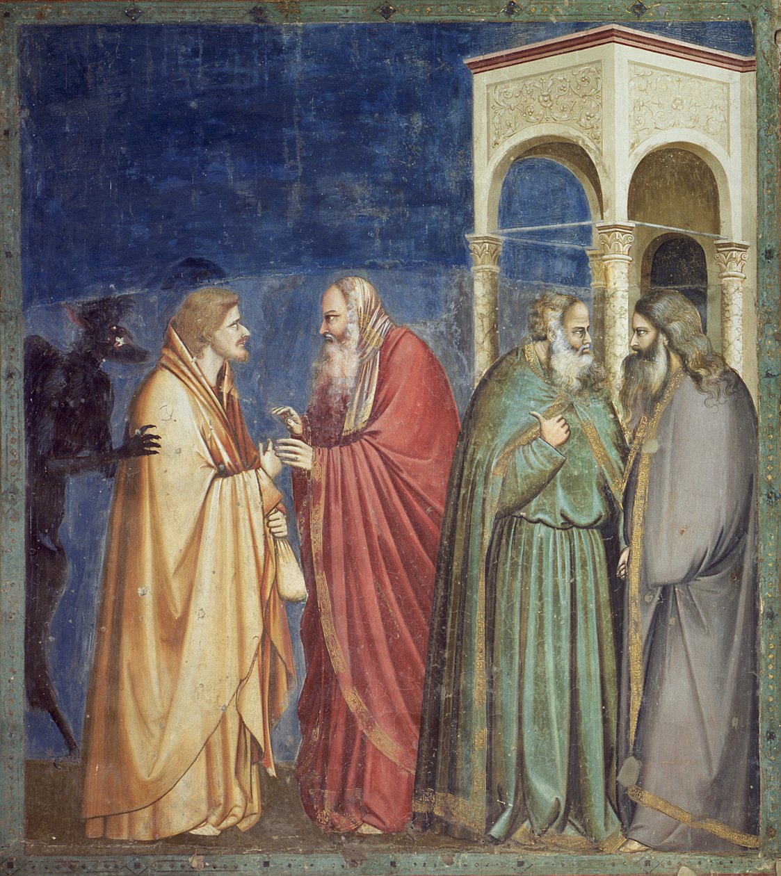 The Payment of Judas, ca. 1305 av Giotto di Bondone