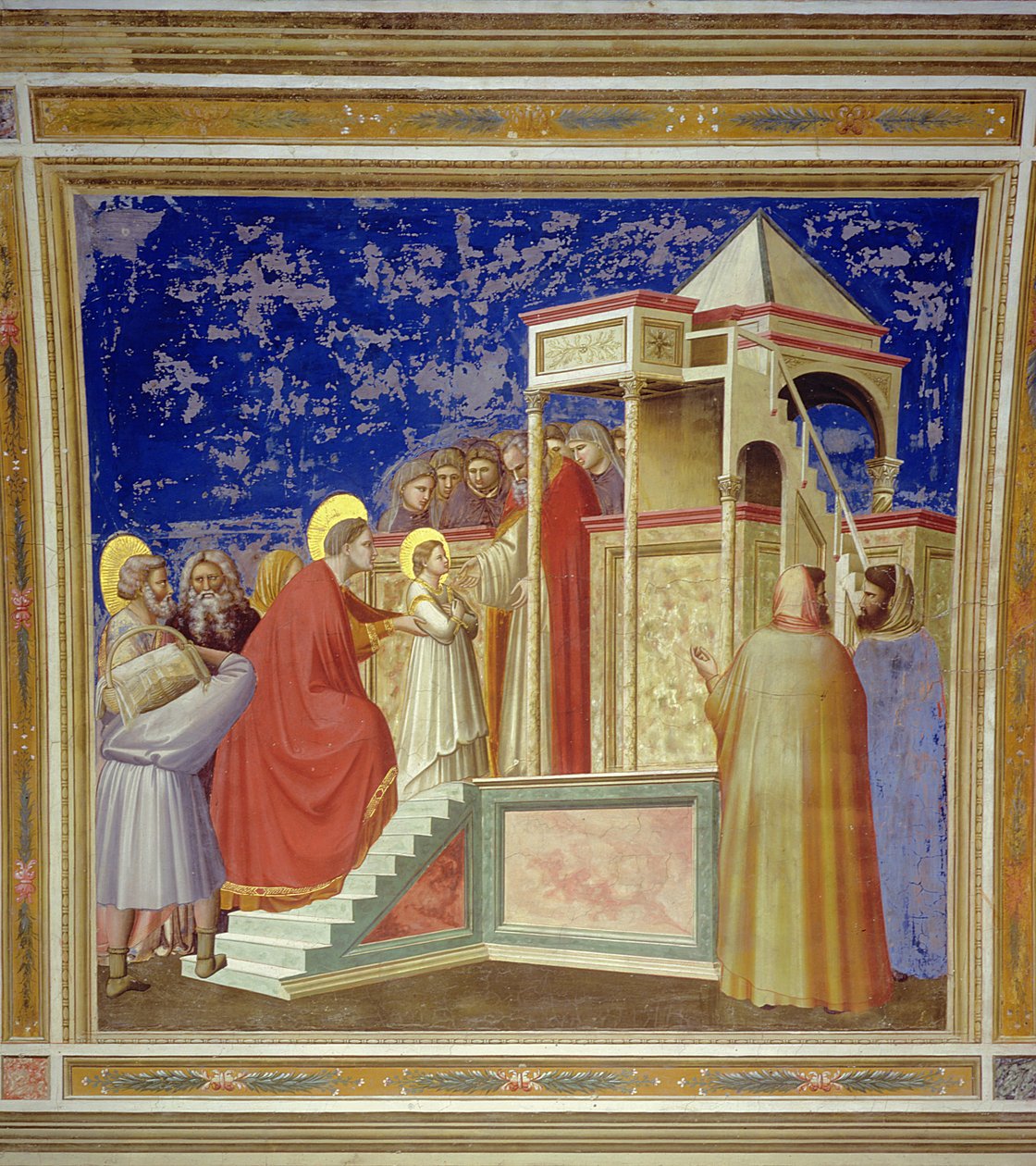 Presentasjonen av jomfruen ved tempelet, ca. 1305 av Giotto di Bondone