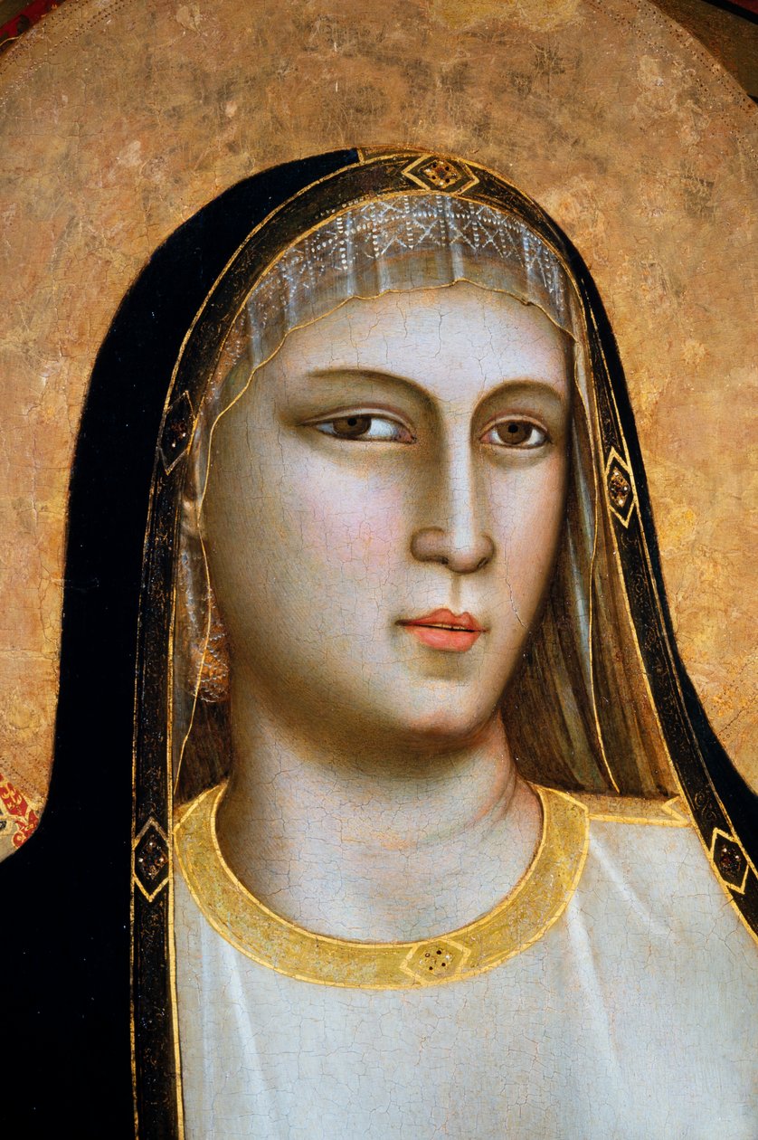 Madonna di Ognissanti, ca. 1310 (tempera på tre) av Giotto (c.1266 1337)
