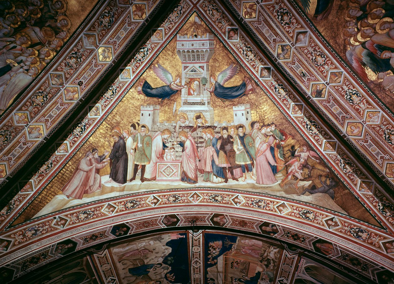 Allegori om kyskheten (Fresco av Giotto (c.1266 1337)