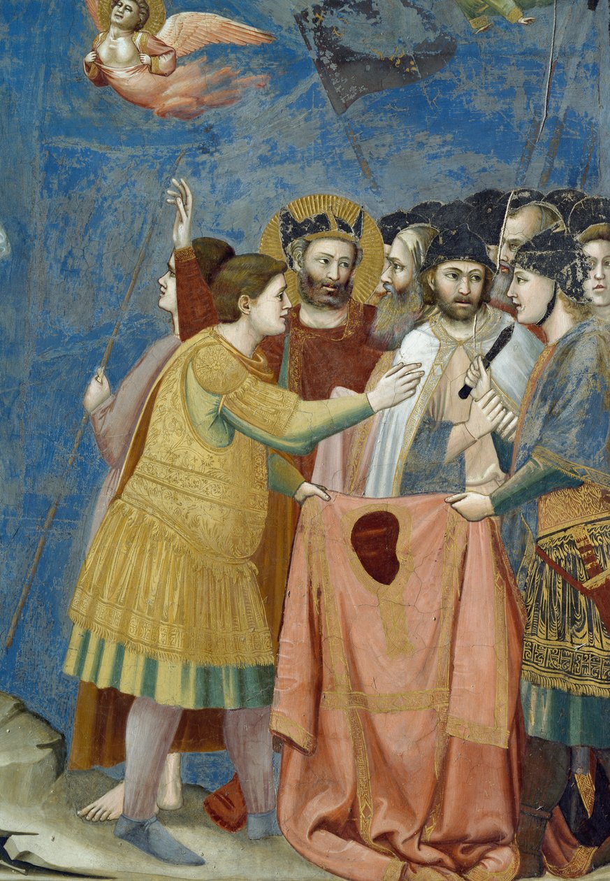 Crucifixion, Detail from Life and Passion of Christ, av Giotto av Giotto (c.1266 1337)