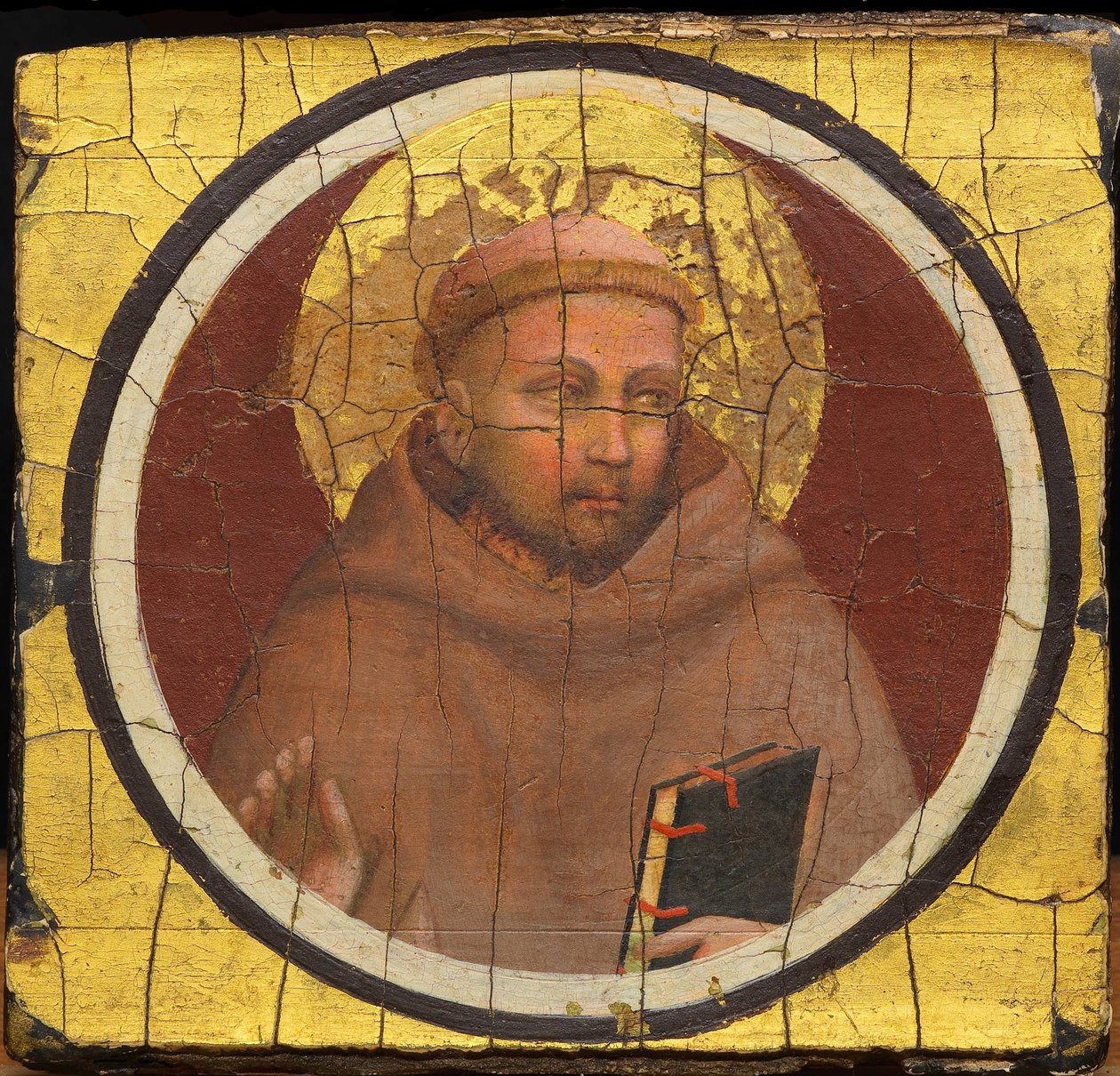 Den hellige Frans av Assisi av Giotto di Bondone (1266-1377). Tempera på panel, ca 1320, Ente Cassa di Risparmio, Firenze av Giotto (c.1266 1337)