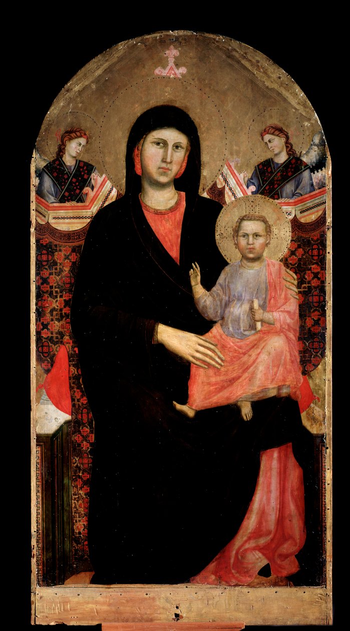 Jomfru og barn (maleri av Giotto (c.1266 1337)