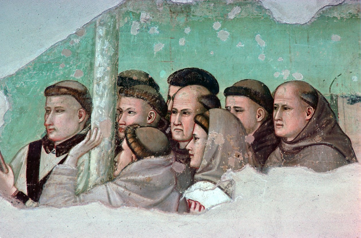 Fragment av en serie om livet til den hellige Frans av Giotto