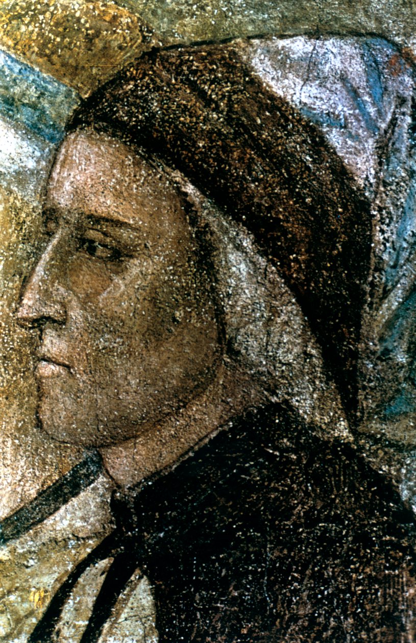 Portrett av Dante Alighieri, c1287-1337 av Giotto di Bondone