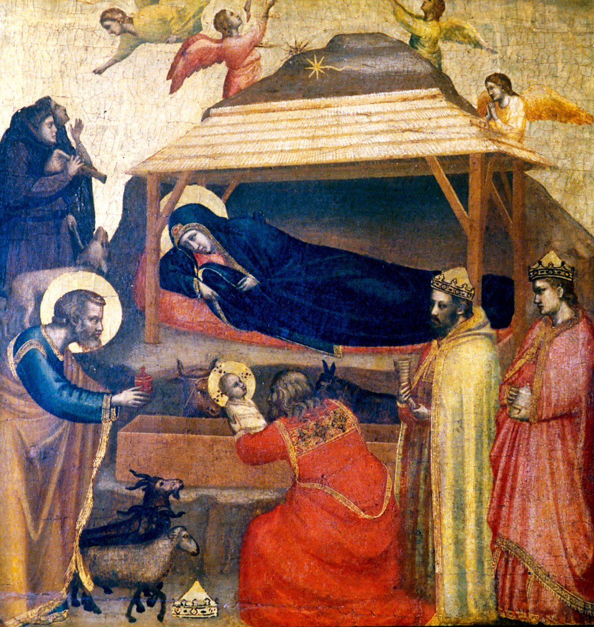 Helligtrekonger, c1230. av Giotto di Bondone