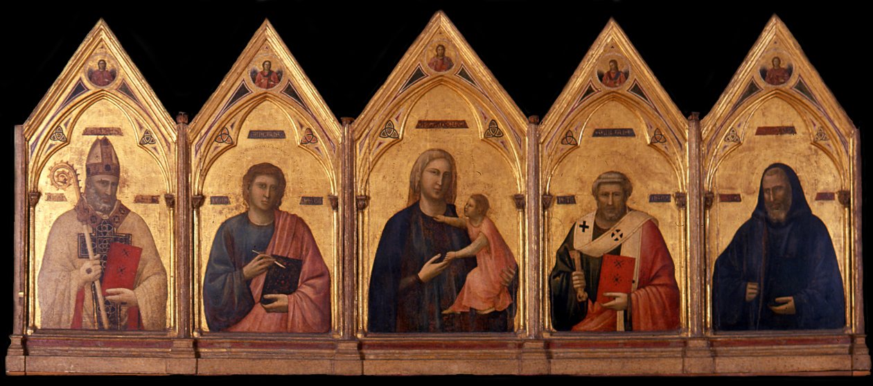 Badia Polyptych, ca 1301-1302 av Giotto di Bondone