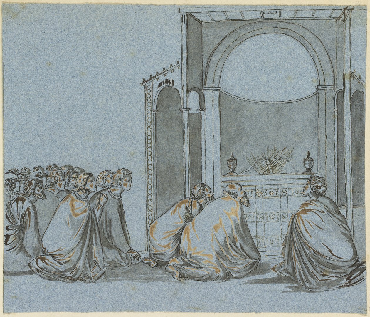 Bønn for blomstringen av stengene av Giotto di Bondone