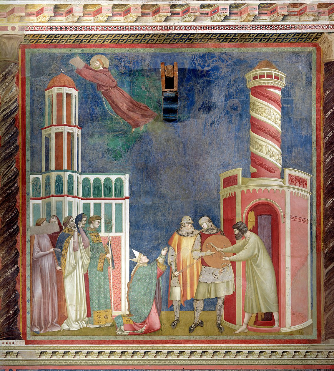 St. Francis frigjør kjetteren, 1297-99 av Giotto di Bondone