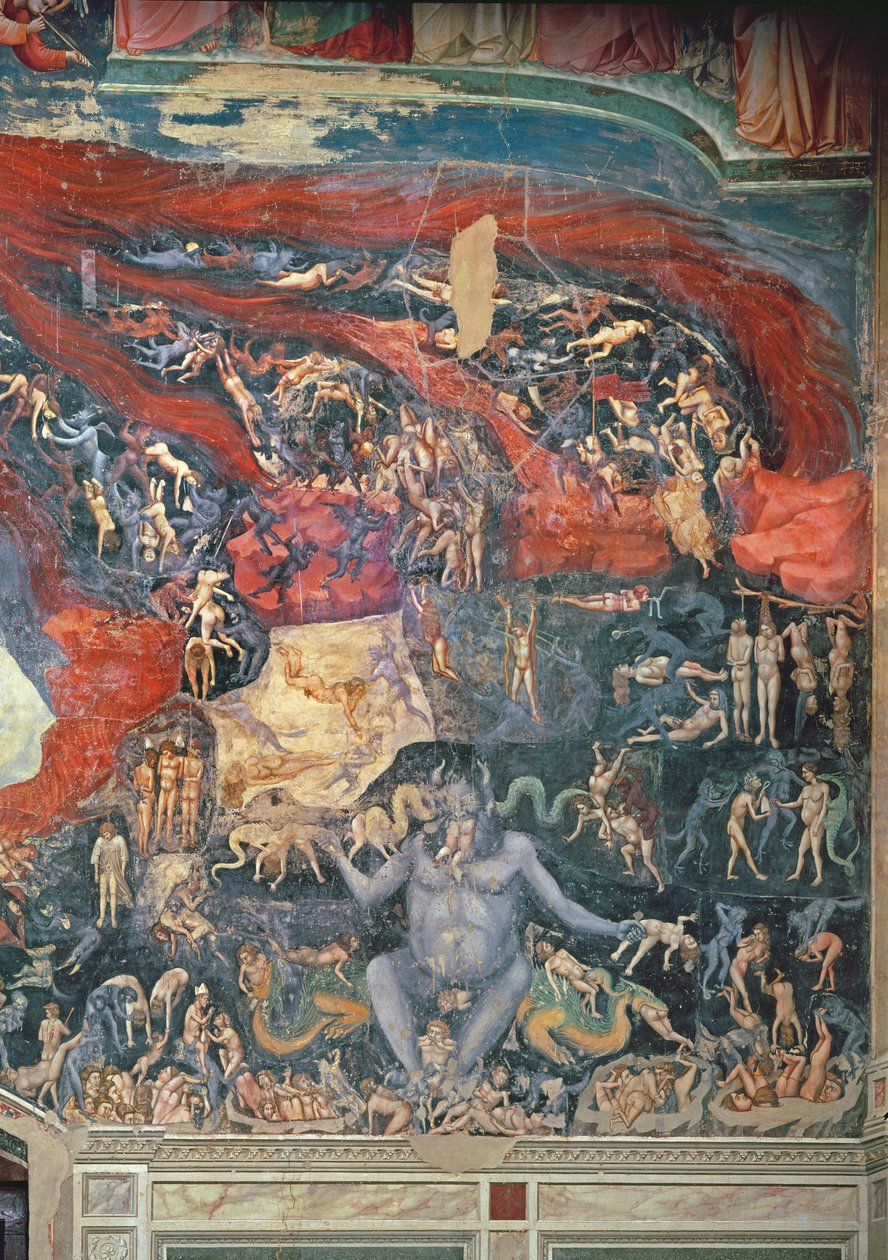 The Last Judgement, detalj av helvete, 1303-05 (se også 65227) av Giotto di Bondone