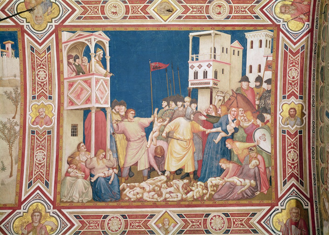 Massakren på de uskyldige av Giotto di Bondone