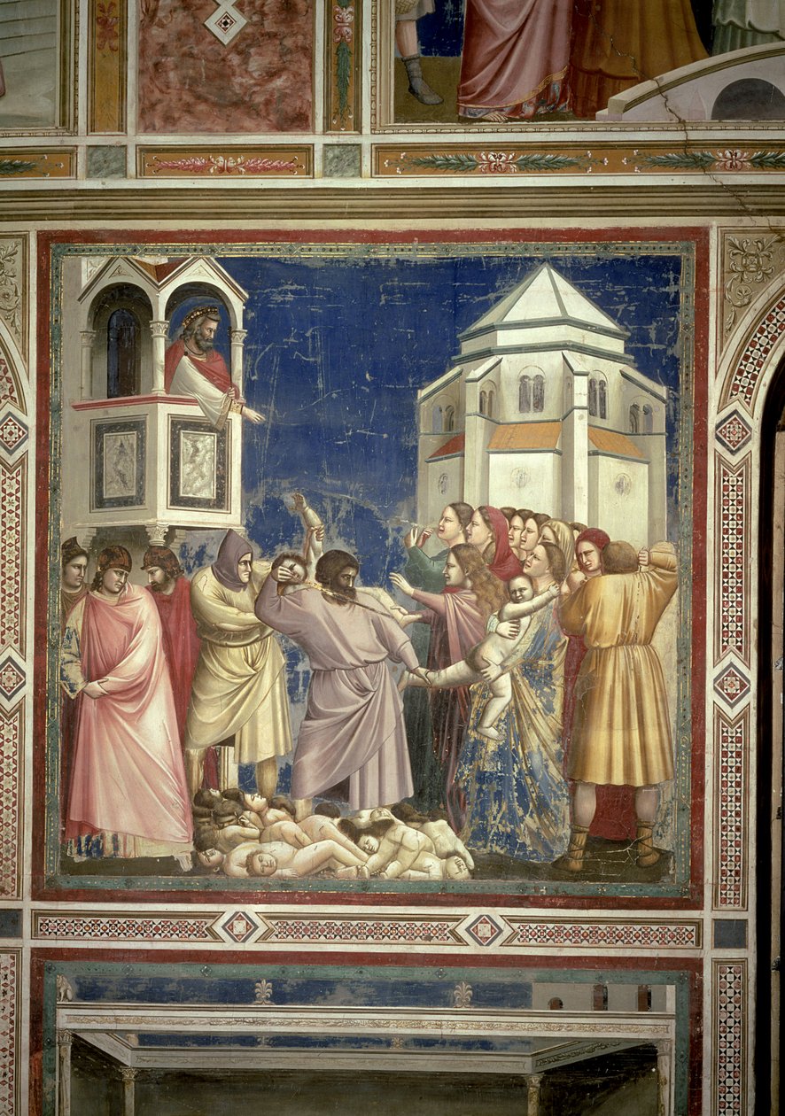 Massakren på de uskyldige, ca. 1305 av Giotto di Bondone