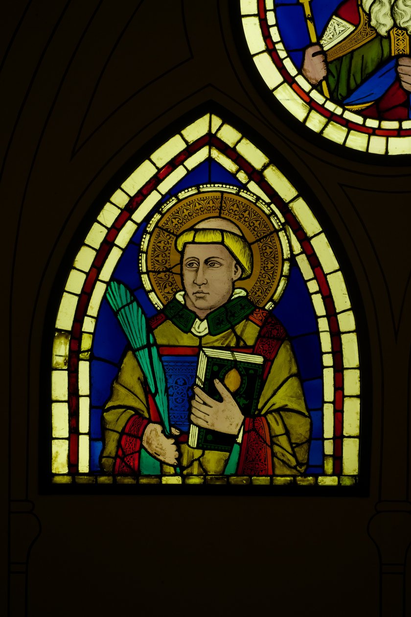 Diakon (farget glass) av Giotto di Bondone