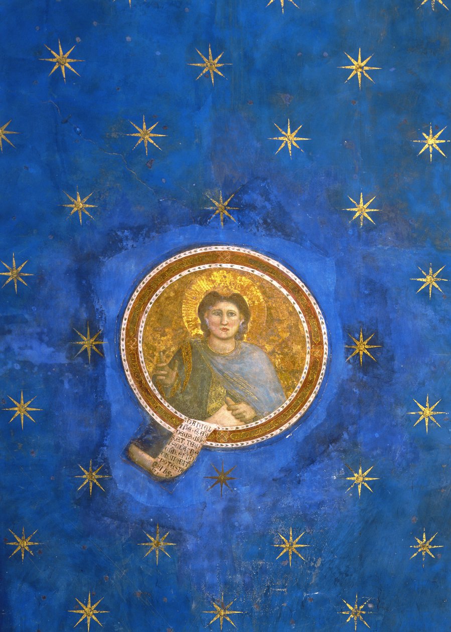 Profeten Daniel, fra takhvelvet, ca. 1305 av Giotto di Bondone