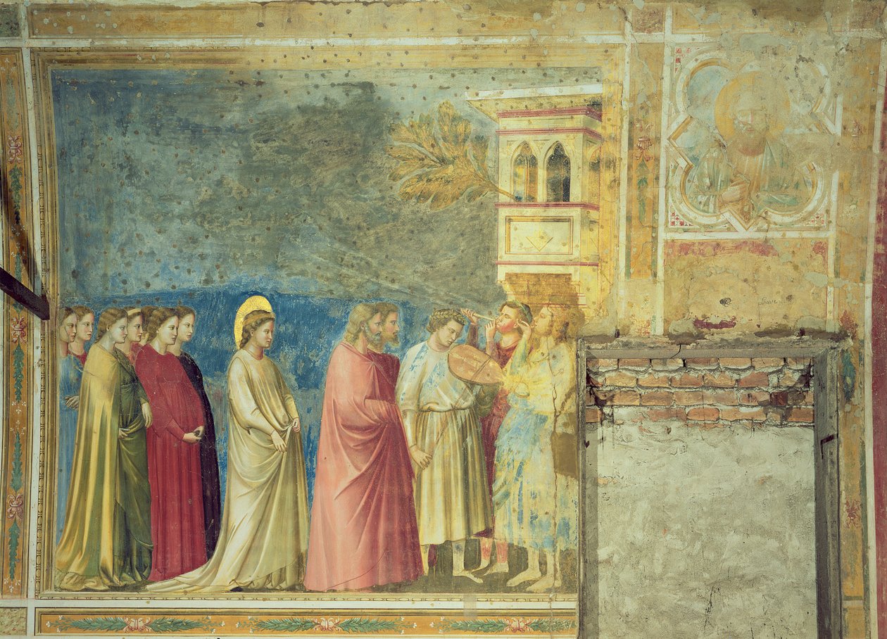 The Virgins Wedding Procession, ca. 1305 (etter restaurering) av Giotto di Bondone