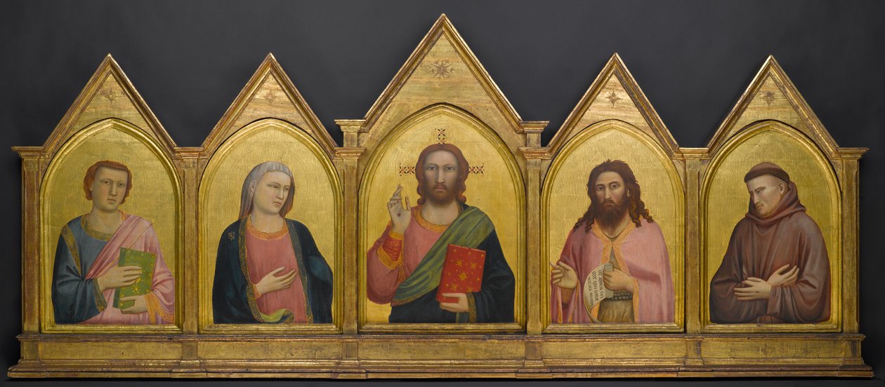 Peruzzi-altertavlen, ca. 1310-1315 (tempera og bladgull på panel) av Giotto di Bondone