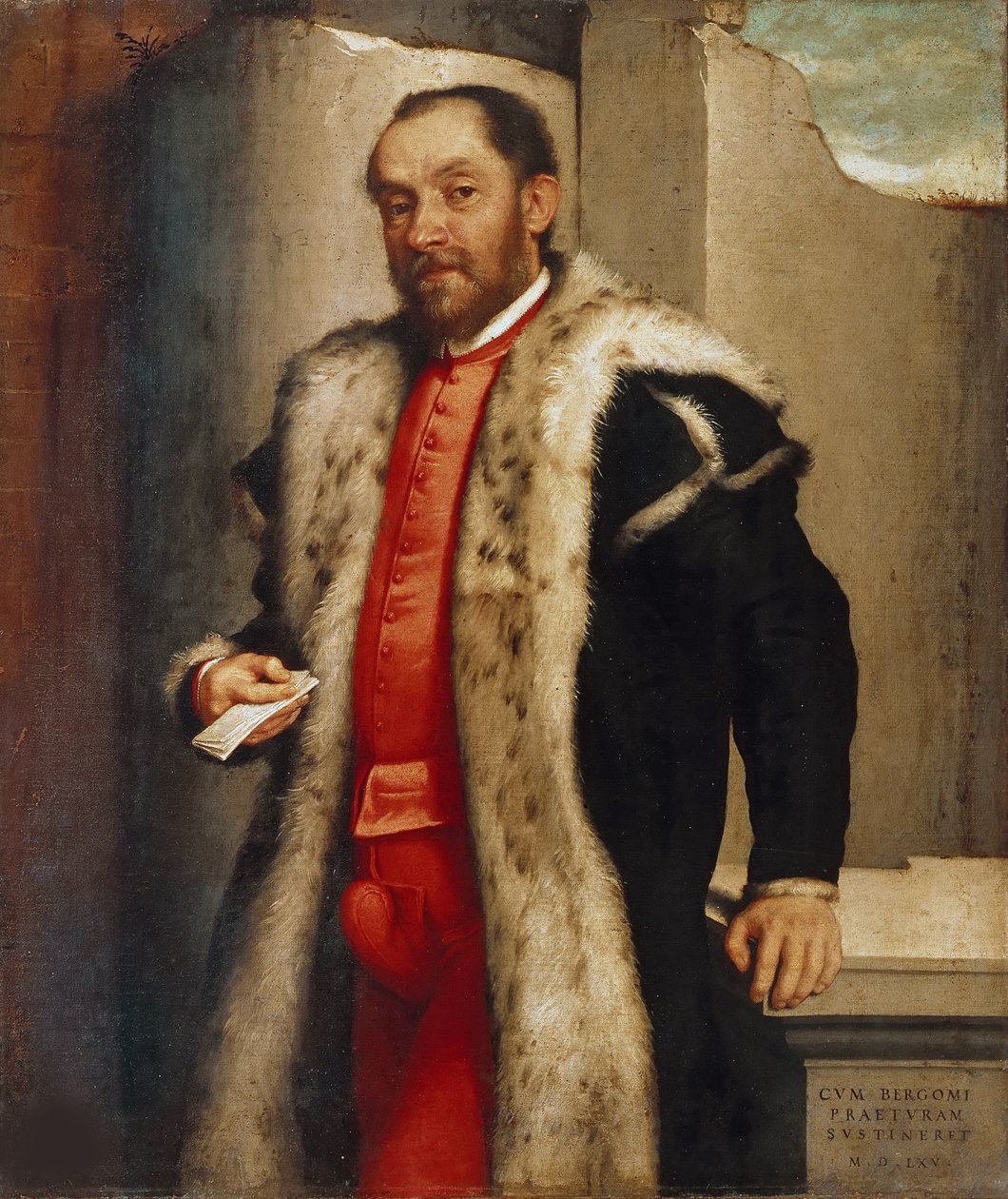 Portrett av Antonio Navagero, 1565. av Giovan Battista Moroni
