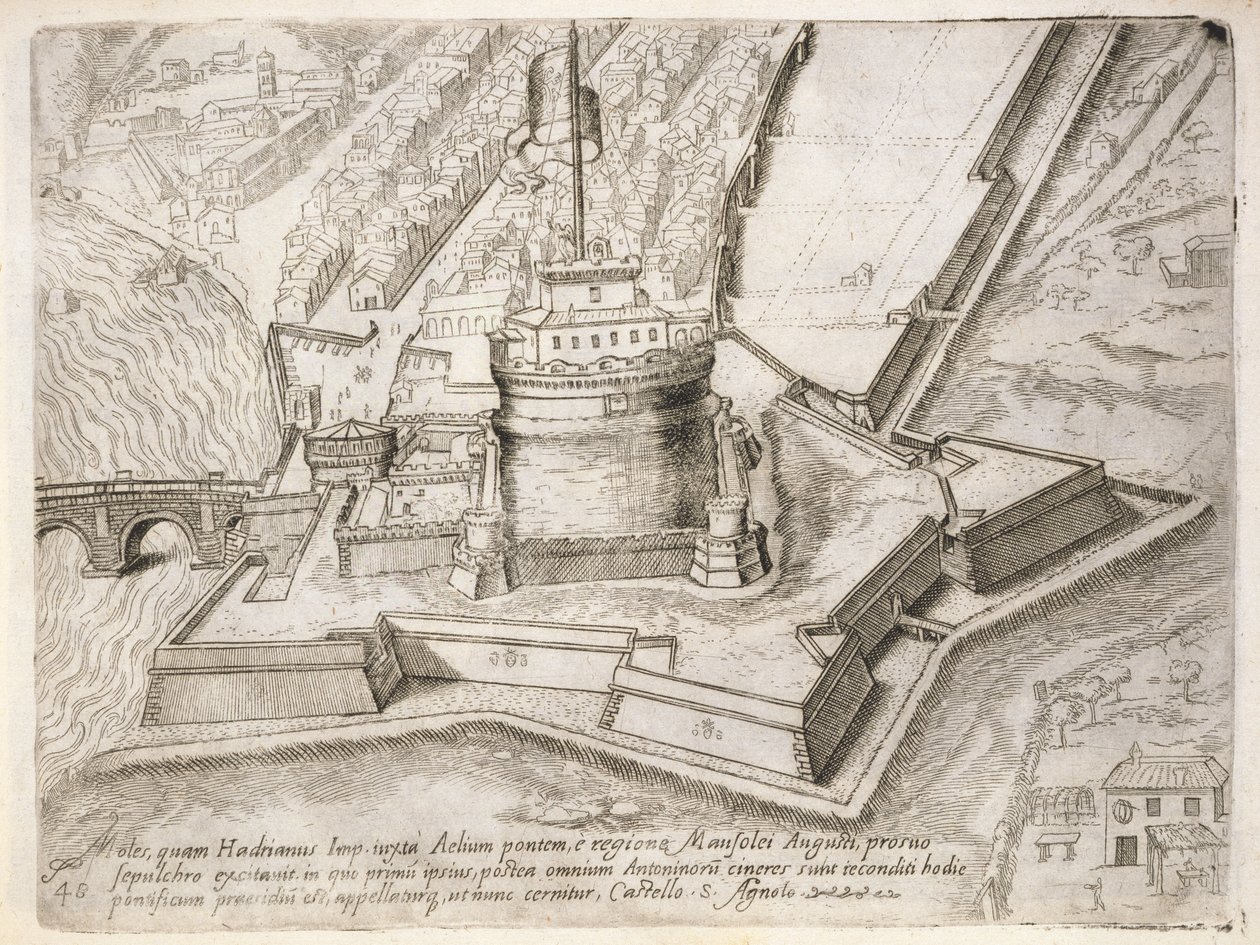 Hadrians grav, fra 