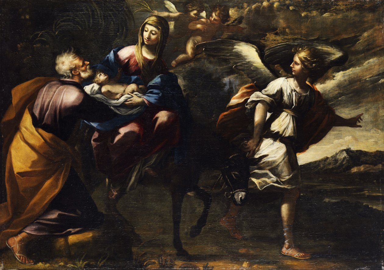 Flyet til Egypt av Giovanni Andrea Donducci