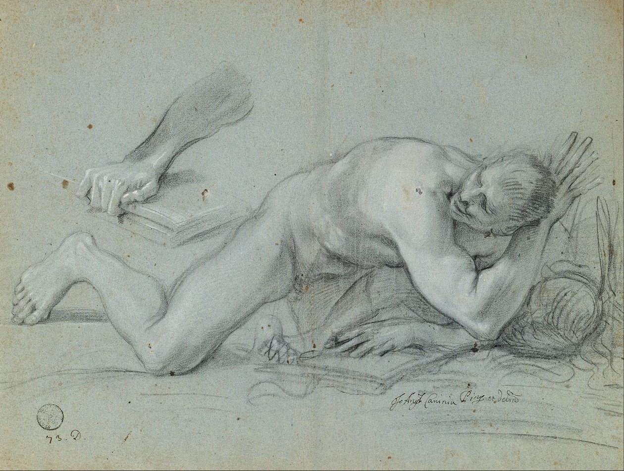 Studer for en fallen engel av Giovanni Angelo Canini