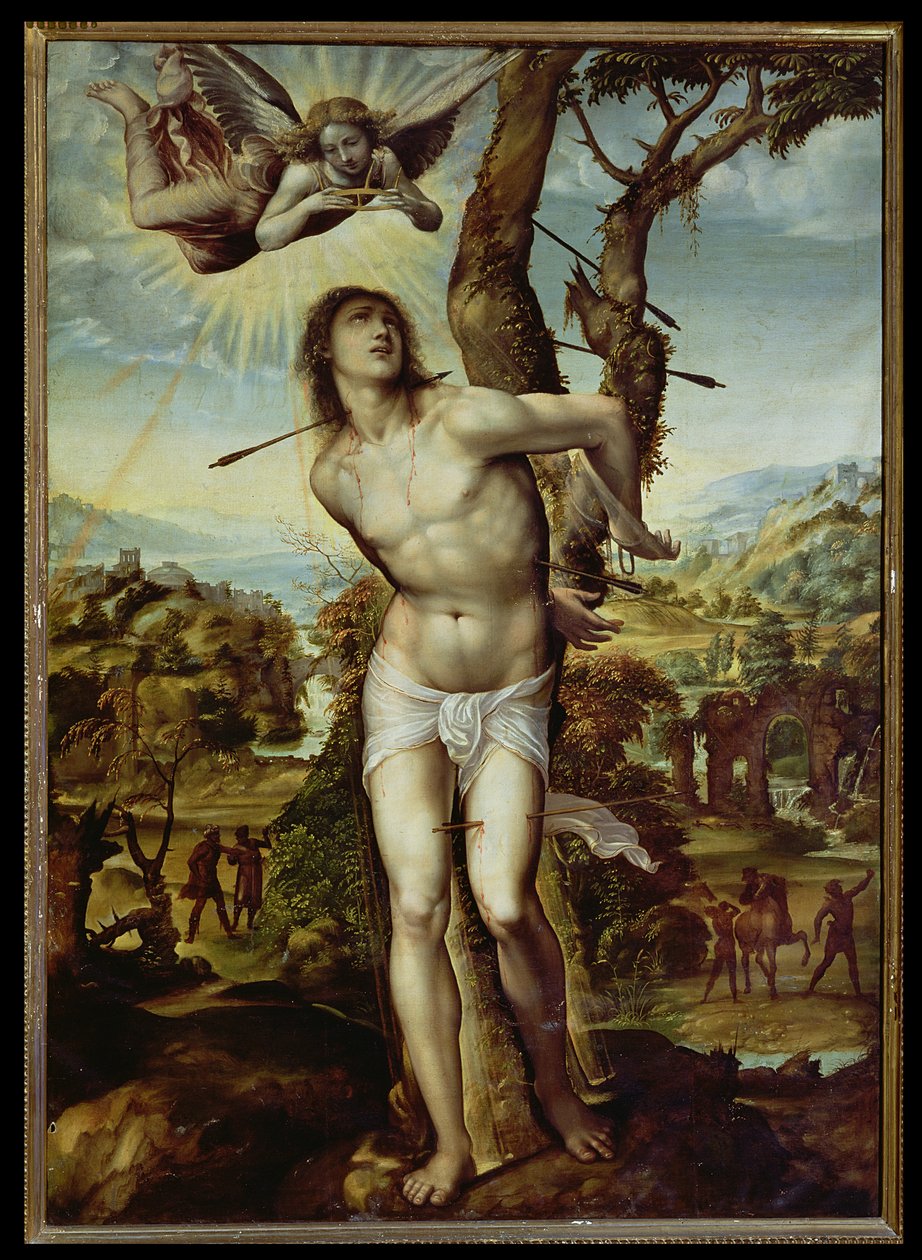 St. Sebastian av Giovanni Antonio Bazzi Sodoma